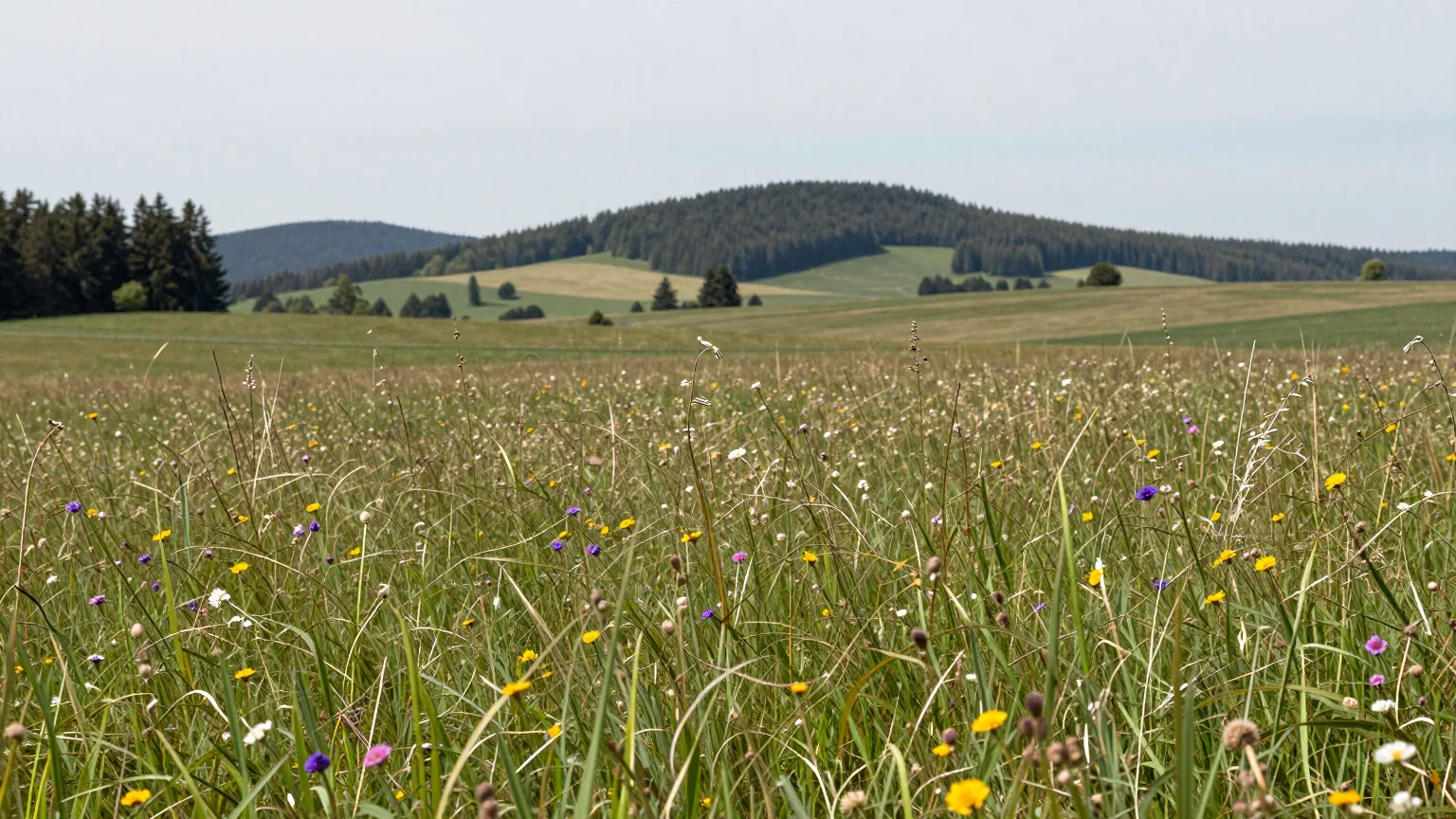 Wiese vor Waldrand