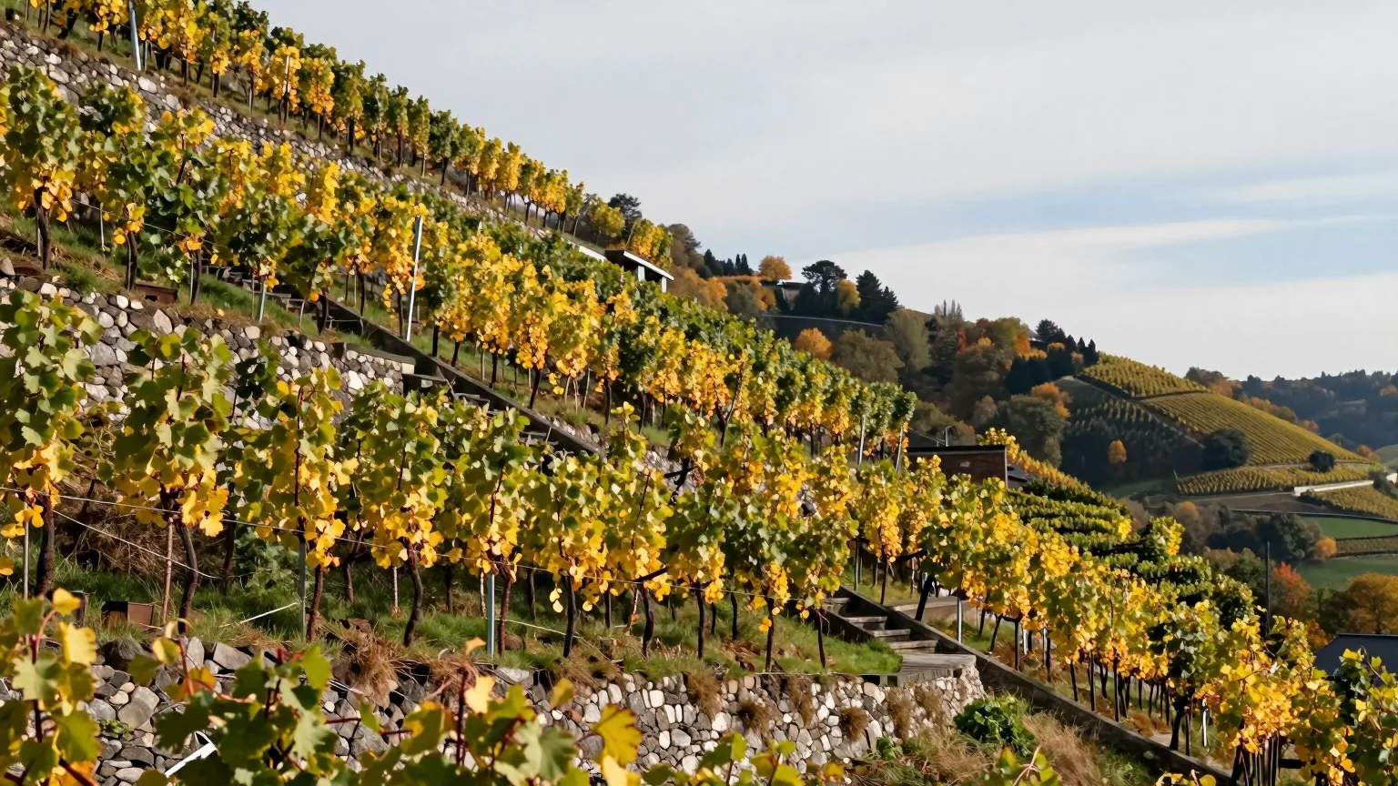 Weinberge und Hügel in der Ortenau bei Oberkirch