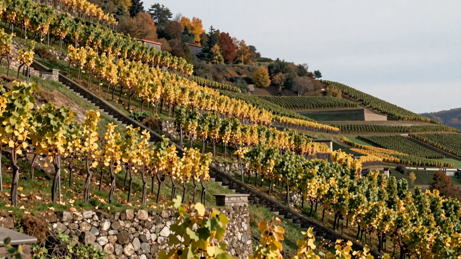 Weinberge und Hügel bei Nürtingen