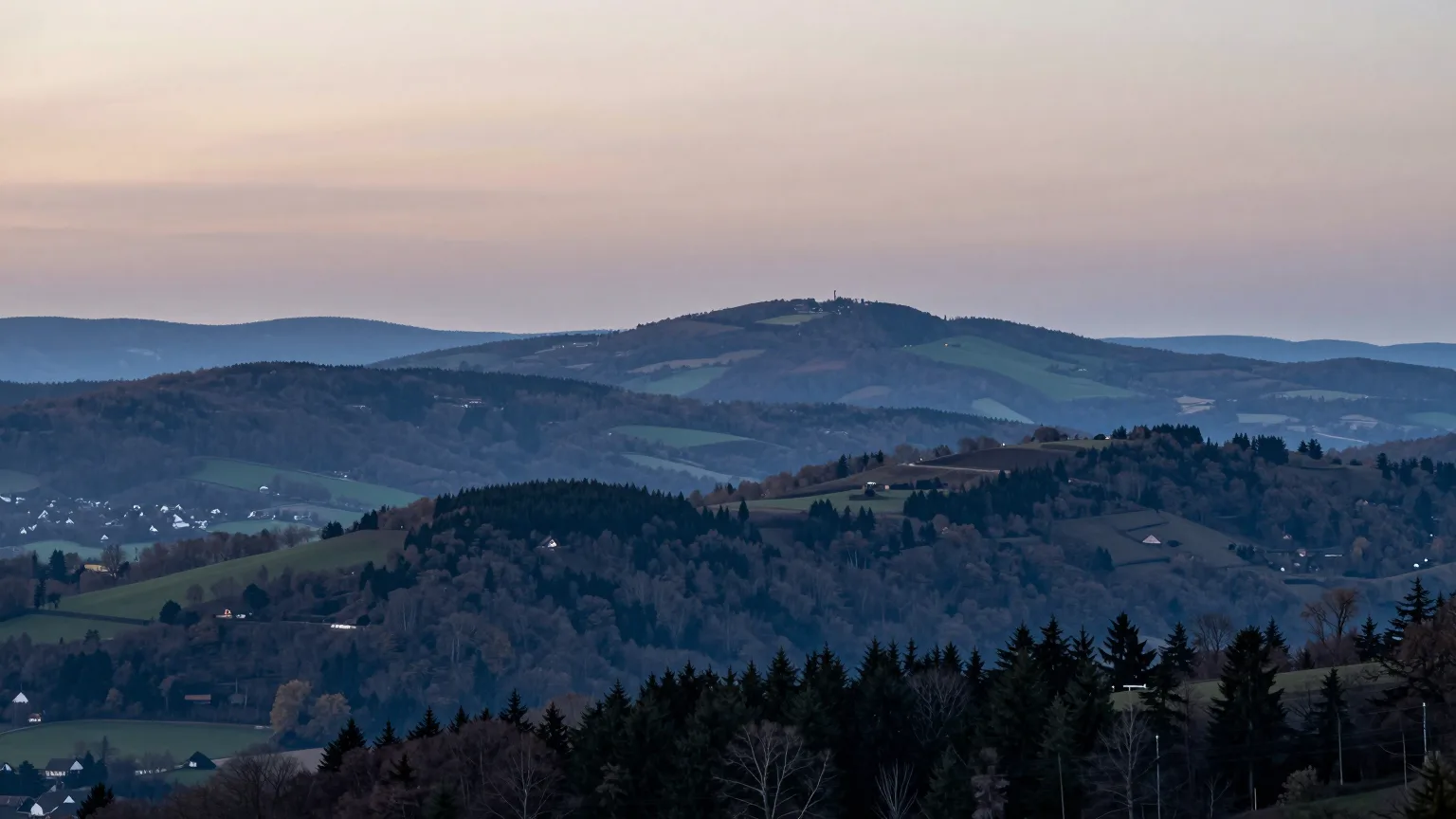 Landschaft im Taunus bei Oberursel